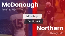 Matchup: McDonough High vs. Northern  2018