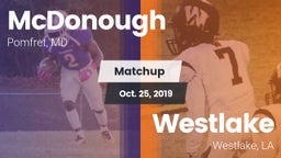 Matchup: McDonough High vs. Westlake  2019
