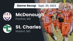 Recap: McDonough  vs. St. Charles  2023