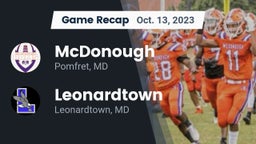 Recap: McDonough  vs. Leonardtown  2023