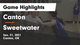 Canton  vs Sweetwater Game Highlights - Jan. 21, 2021