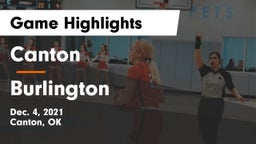 Canton  vs Burlington  Game Highlights - Dec. 4, 2021