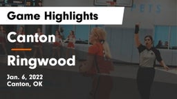 Canton  vs Ringwood  Game Highlights - Jan. 6, 2022