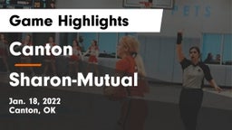 Canton  vs Sharon-Mutual  Game Highlights - Jan. 18, 2022
