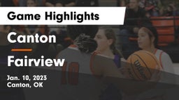 Canton  vs Fairview  Game Highlights - Jan. 10, 2023