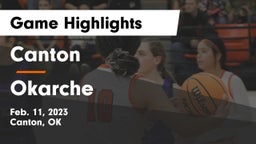 Canton  vs Okarche  Game Highlights - Feb. 11, 2023