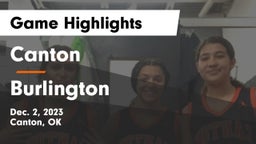 Canton  vs Burlington  Game Highlights - Dec. 2, 2023
