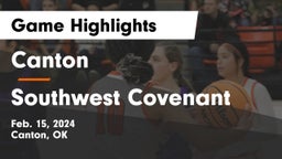 Canton  vs Southwest Covenant  Game Highlights - Feb. 15, 2024