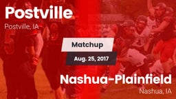 Matchup: Postville High vs. Nashua-Plainfield  2017