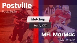 Matchup: Postville High vs. MFL MarMac  2017