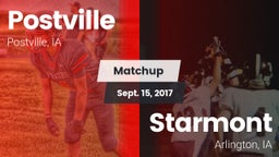 Matchup: Postville High vs. Starmont  2017
