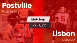 Matchup: Postville High vs. Lisbon  2017