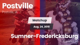Matchup: Postville High vs. Sumner-Fredericksburg  2018