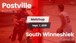 Matchup: Postville High vs. South Winneshiek  2018