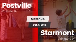 Matchup: Postville High vs. Starmont  2018