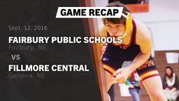 Recap: Fairbury Public Schools vs. Fillmore Central  2016