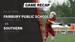 Recap: Fairbury Public Schools vs. Southern  2016