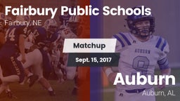 Matchup: Fairbury Public vs. Auburn  2017