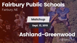 Matchup: Fairbury Public vs. Ashland-Greenwood  2019