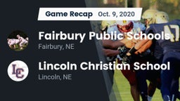Recap: Fairbury Public Schools vs. Lincoln Christian School 2020
