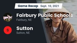 Recap: Fairbury Public Schools vs. Sutton  2021