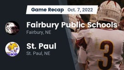 Recap: Fairbury Public Schools vs. St. Paul  2022