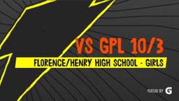 Florence/Henry volleyball highlights VS GPL 10/3