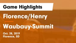 Florence/Henry  vs Waubauy-Summit Game Highlights - Oct. 28, 2019