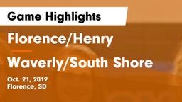 Florence/Henry  vs Waverly/South Shore  Game Highlights - Oct. 21, 2019