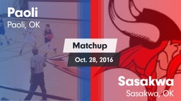 Matchup: Paoli  vs. Sasakwa  2016