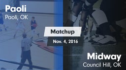 Matchup: Paoli  vs. Midway  2016