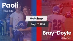 Matchup: Paoli  vs. Bray-Doyle  2018