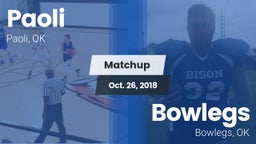 Matchup: Paoli  vs. Bowlegs  2018