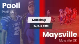 Matchup: Paoli  vs. Maysville  2019
