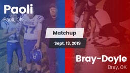 Matchup: Paoli  vs. Bray-Doyle  2019