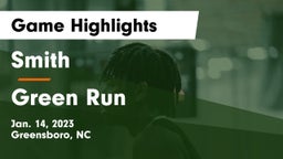 Smith  vs Green Run  Game Highlights - Jan. 14, 2023