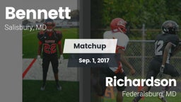 Matchup: Bennett  vs. Richardson  2017
