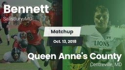 Matchup: Bennett  vs. Queen Anne's County  2018