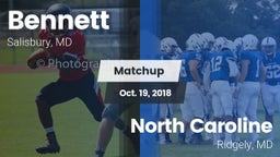 Matchup: Bennett  vs. North Caroline  2018