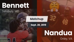 Matchup: Bennett  vs. Nandua  2019