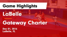 LaBelle  vs Gateway Charter  Game Highlights - Dec 01, 2016