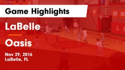LaBelle  vs Oasis  Game Highlights - Nov 29, 2016