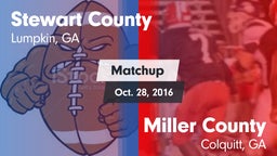 Matchup: Stewart County High vs. Miller County  2016