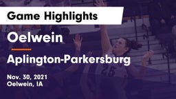 Oelwein  vs Aplington-Parkersburg  Game Highlights - Nov. 30, 2021