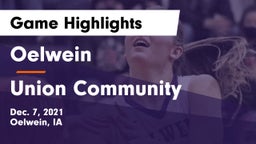 Oelwein  vs Union Community  Game Highlights - Dec. 7, 2021