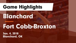 Blanchard  vs Fort Cobb-Broxton  Game Highlights - Jan. 4, 2018