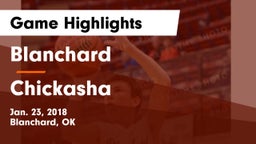 Blanchard  vs Chickasha  Game Highlights - Jan. 23, 2018