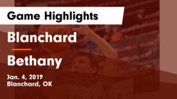 Blanchard  vs Bethany  Game Highlights - Jan. 4, 2019