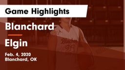 Blanchard   vs Elgin  Game Highlights - Feb. 4, 2020