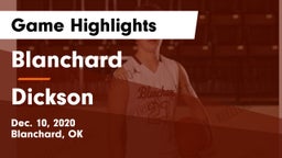 Blanchard   vs Dickson  Game Highlights - Dec. 10, 2020
